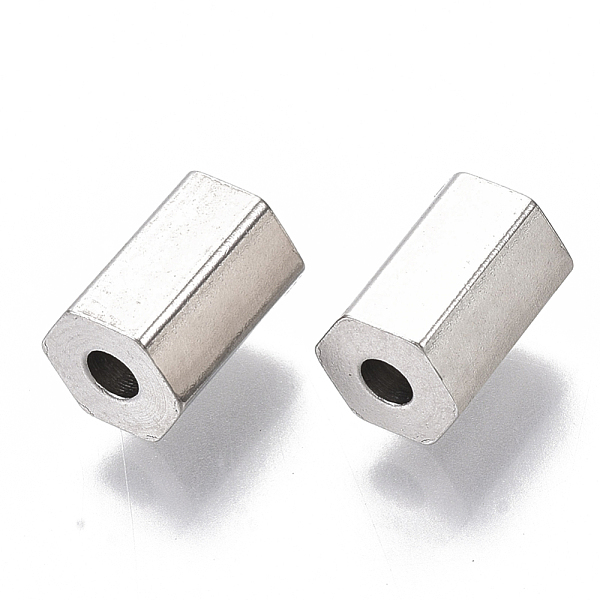 PandaHall 201 Stainless Steel Beads, Hexagon Prism, Stainless Steel Color, 8x6x5.5mm, Hole: 2mm 201 Stainless Steel Hexagon
PandaHall 201 Stainless Steel Beads, Hexagon Prism, Stainless Steel Color, 8x6x5.5mm, Hole: 2mm 201 Stainless Steel Hexagon