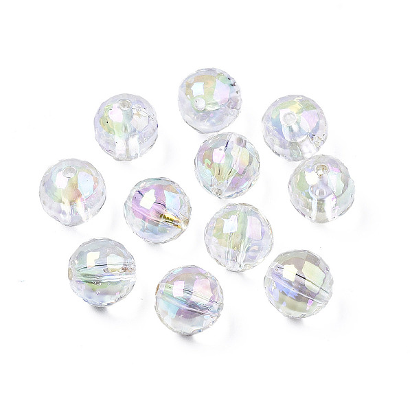 PandaHall UV Plating Transparent Rainbow Iridescent Acrylic Beads, Faceted Round, Clear AB, 10mm, Hole: 1.6mm Acrylic Round White
PandaHall UV Plating Transparent Rainbow Iridescent Acrylic Beads, Faceted Round, Clear AB, 10mm, Hole: 1.6mm Acrylic Round White