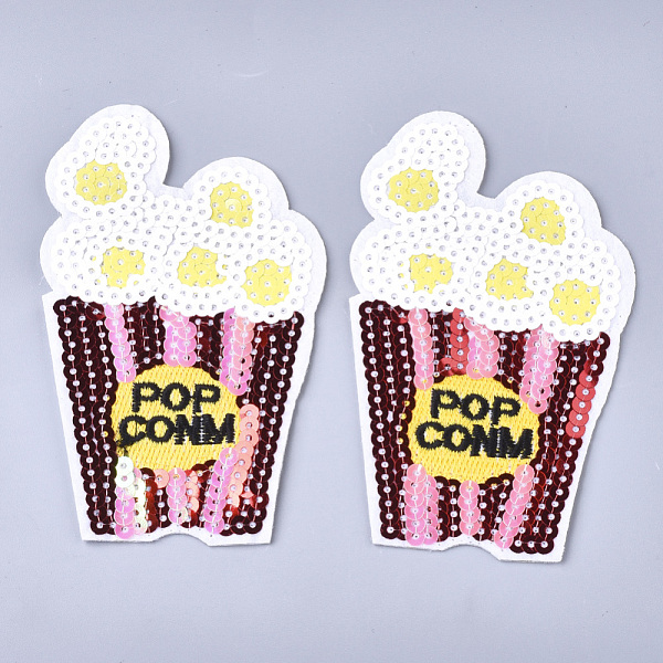 PandaHall Computerized Embroidery Cloth Iron On Patches, with Paillette, Costume Accessories, Appliques, Pop Corn, White, 111x69x1.5mm Cloth...
PandaHall Computerized Embroidery Cloth Iron On Patches, with Paillette, Costume Accessories, Appliques, Pop Corn, White, 111x69x1.5mm Cloth...