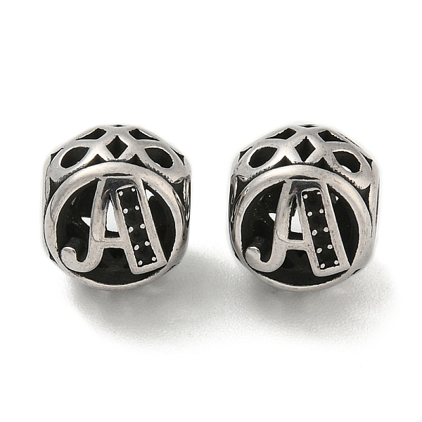 PandaHall 304 Stainless Steel Beads Rhinestone Settings, Large Hole Beads, Round, Letter A, 9.5x8.5x9.5mm, Hole: 4mm, Fit for 0.8mm...
PandaHall 304 Stainless Steel Beads Rhinestone Settings, Large Hole Beads, Round, Letter A, 9.5x8.5x9.5mm, Hole: 4mm, Fit for 0.8mm...