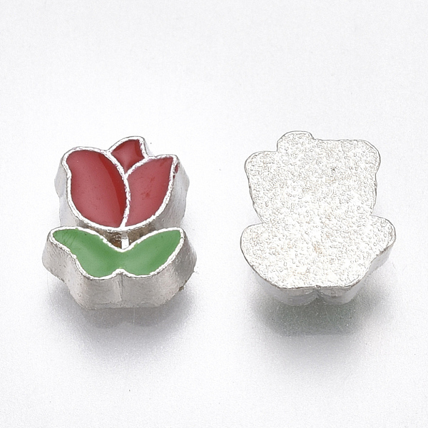 PandaHall Alloy Enamel Cabochons, Fit Floating Locket Charms, Flower, Platinum, Red, 7x6x2mm Alloy+Enamel Flower Red
PandaHall Alloy Enamel Cabochons, Fit Floating Locket Charms, Flower, Platinum, Red, 7x6x2mm Alloy+Enamel Flower Red