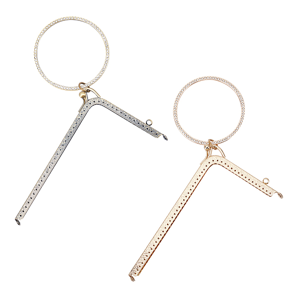PandaHall WADORN 2Pcs 2 Colors Ring & L-shape Iron Purse Frames, with Rhinestone, for Bag Sewing Craft, Mixed Color, 27.5cm, Hole: 1mm &...
PandaHall WADORN 2Pcs 2 Colors Ring & L-shape Iron Purse Frames, with Rhinestone, for Bag Sewing Craft, Mixed Color, 27.5cm, Hole: 1mm &...