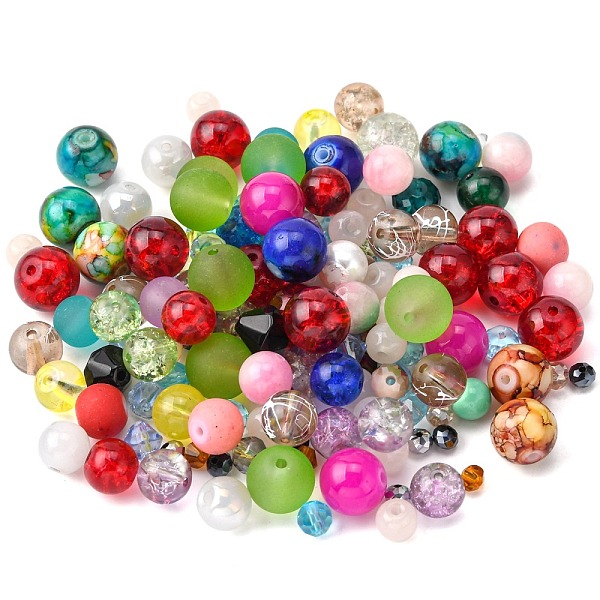 PandaHall Glass Beads, Mixed Shapes, Mixed Color, 4~19x4~21x3~15mm, Hole: 0.5~2mm Glass Mixed Shapes Multicolor
PandaHall Glass Beads, Mixed Shapes, Mixed Color, 4~19x4~21x3~15mm, Hole: 0.5~2mm Glass Mixed Shapes Multicolor