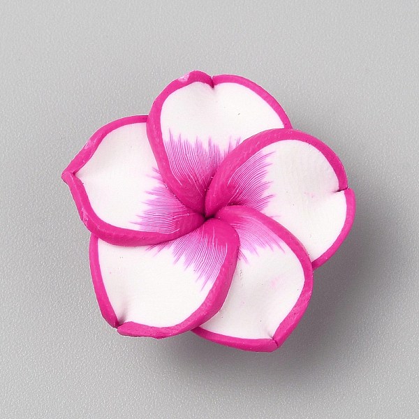 PandaHall Handmade Polymer Clay Beads, Flower, Medium Violet Red, 10~11x25~26x25~26mm, Hole: 1.5mm Polymer Clay Flower
PandaHall Handmade Polymer Clay Beads, Flower, Medium Violet Red, 10~11x25~26x25~26mm, Hole: 1.5mm Polymer Clay Flower