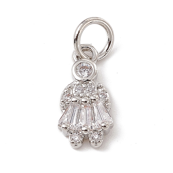 PandaHall Brass Micro Pave Cubic Zirconia Charms, with Jump Rings, Girl Charms, Platinum, 12.5x6x2.5mm, Hole: 3.4mm Brass+Cubic Zirconia..., Clear
PandaHall Brass Micro Pave Cubic Zirconia Charms, with Jump Rings, Girl Charms, Platinum, 12.5x6x2.5mm, Hole: 3.4mm Brass+Cubic Zirconia..., Clear