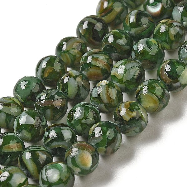 PandaHall Freshwater Shell Beads Strands, with Resin, Round, Dyed, Sea Green, 8mm, Hole: 1mm, about 47~48pcs/strand, 15.55~15.75 inch...
PandaHall Freshwater Shell Beads Strands, with Resin, Round, Dyed, Sea Green, 8mm, Hole: 1mm, about 47~48pcs/strand, 15.55~15.75 inch...