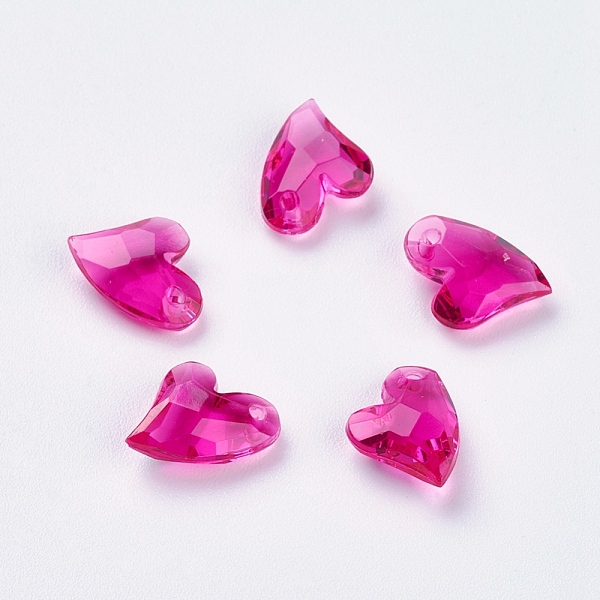 PandaHall Transparent Acrylic Charms, Faceted, Heart, Deep Pink, 11x9x4mm, Hole: 0.5mm Acrylic Heart Pink
PandaHall Transparent Acrylic Charms, Faceted, Heart, Deep Pink, 11x9x4mm, Hole: 0.5mm Acrylic Heart Pink