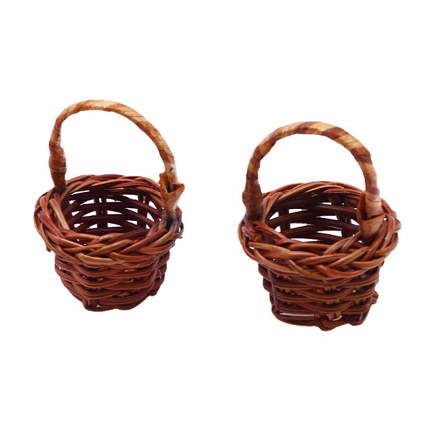 PandaHall Dollhouse Miniature Wicker Handheld Basket for Pretend Play Toy Scene Decoration, Handmade Woven Prop Flower Basket for...
PandaHall Dollhouse Miniature Wicker Handheld Basket for Pretend Play Toy Scene Decoration, Handmade Woven Prop Flower Basket for...