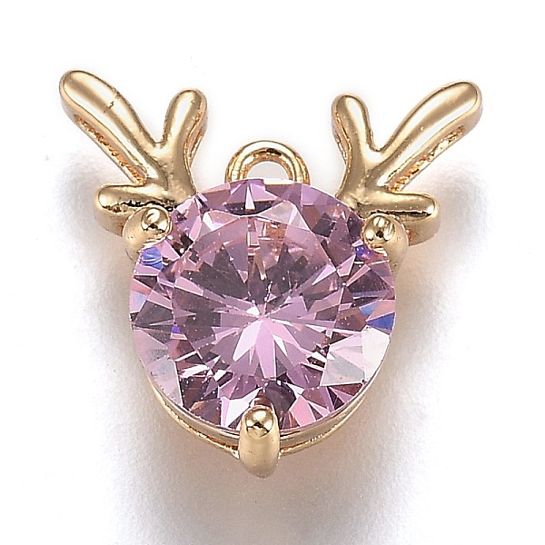PandaHall Golden Plated Brass Micro Pave Cubic Zirconia Charms, Antler Deer Shape, Plum, 13x12.5x5.5mm, Hole: 1.2mm Brass+Cubic Zirconia..., Purple
PandaHall Golden Plated Brass Micro Pave Cubic Zirconia Charms, Antler Deer Shape, Plum, 13x12.5x5.5mm, Hole: 1.2mm Brass+Cubic Zirconia..., Purple
