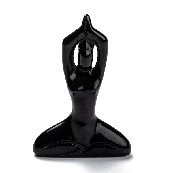 PandaHall Natural Obsidian Yoga Goddess Decorations, Reiki Crystal Healing Gift, Home Display Decorations, 13~14x49~51x73mm Obsidian Human
PandaHall Natural Obsidian Yoga Goddess Decorations, Reiki Crystal Healing Gift, Home Display Decorations, 13~14x49~51x73mm Obsidian Human