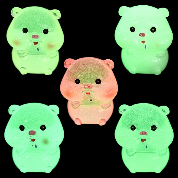 PandaHall Luminous Resin Pig Display Decoration, Micro Landscape Decorations, Glow in the Dark, Mixed Color, 23x29x32mm Resin Pig Multicolor
PandaHall Luminous Resin Pig Display Decoration, Micro Landscape Decorations, Glow in the Dark, Mixed Color, 23x29x32mm Resin Pig Multicolor