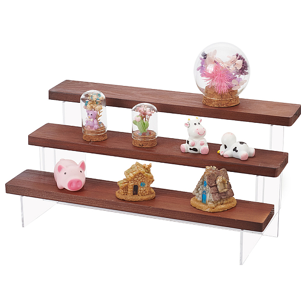 PandaHall 3-Tier Acrylic Nail Polish Display Risers, Wooden Tiered Collection Organizer Shelf Stand for Perfume, Minifigures, Cupcake Holder..., Brown
PandaHall 3-Tier Acrylic Nail Polish Display Risers, Wooden Tiered Collection Organizer Shelf Stand for Perfume, Minifigures, Cupcake Holder..., Brown