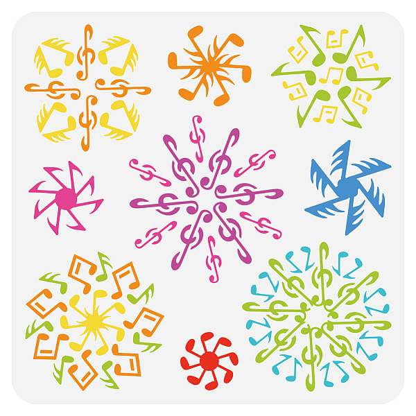 PandaHall FINGERINSPIRE Musical Note Painting Stencil 11.8x11.8 inch Reusable Music Note Circle Stencil Various Shapes Music Notes Pattern...
PandaHall FINGERINSPIRE Musical Note Painting Stencil 11.8x11.8 inch Reusable Music Note Circle Stencil Various Shapes Music Notes Pattern...