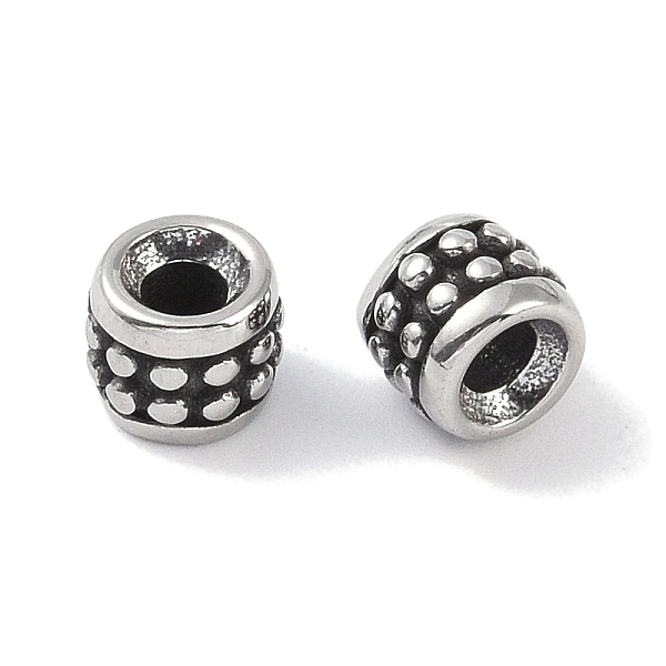 PandaHall 316 Surgical Stainless Steel Beads, Column, Antique Silver, 6.5x6mm, Hole: 2.7mm 316 Surgical Stainless Steel Column
PandaHall 316 Surgical Stainless Steel Beads, Column, Antique Silver, 6.5x6mm, Hole: 2.7mm 316 Surgical Stainless Steel Column