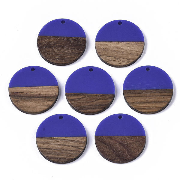 PandaHall Resin & Wood Pendants, Flat Round, Mauve, 28.5x3.5~4mm, Hole: 1.5mm Resin+Wood Flat Round Purple
PandaHall Resin & Wood Pendants, Flat Round, Mauve, 28.5x3.5~4mm, Hole: 1.5mm Resin+Wood Flat Round Purple