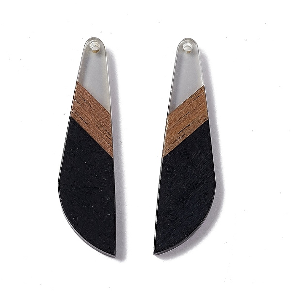 PandaHall Opaque Resin & Walnut Wood Big Pendants, Knife Charms, Black, 53x13.5x3.5mm, Hole: 2mm Resin+Wood Tool Black
PandaHall Opaque Resin & Walnut Wood Big Pendants, Knife Charms, Black, 53x13.5x3.5mm, Hole: 2mm Resin+Wood Tool Black