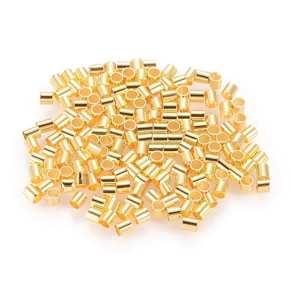 PandaHall Cadmium Free & Nickel Free & Lead Free Brass Crimp Beads, Tube, Golden, 2x2mm, Hole: 1.5mm, about 5395pcs/50g Brass Tube
PandaHall Cadmium Free & Nickel Free & Lead Free Brass Crimp Beads, Tube, Golden, 2x2mm, Hole: 1.5mm, about 5395pcs/50g Brass Tube