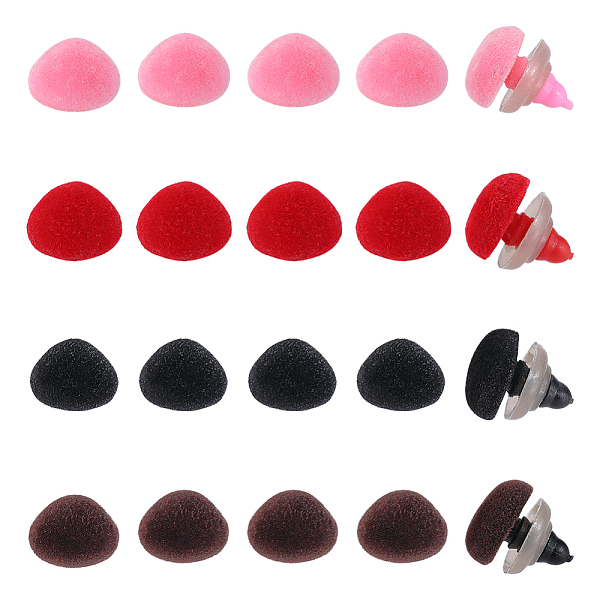 PandaHall GORGECRAFT 1 Box 40Pcs 4 Colors Plastic Safety Noses Animal Doll Craft Triangle Crochet Dog Teddy Bear Flocking Nose with Washers..., Multicolor
PandaHall GORGECRAFT 1 Box 40Pcs 4 Colors Plastic Safety Noses Animal Doll Craft Triangle Crochet Dog Teddy Bear Flocking Nose with Washers..., Multicolor
