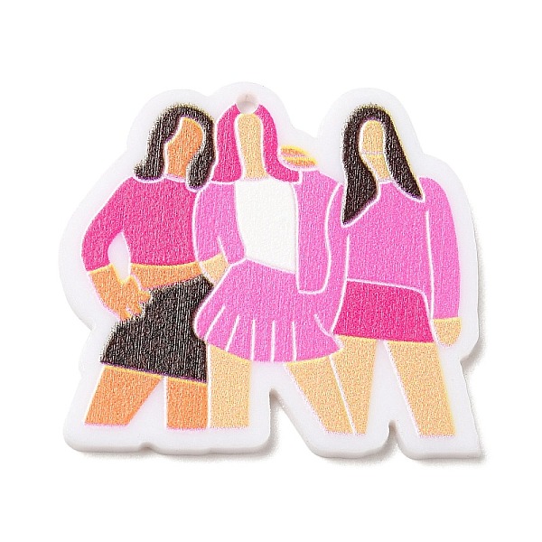 PandaHall Opaque Acrylic Pendants, Human, 28x30x2mm, Hole: 1.2mm Acrylic Human Pink
PandaHall Opaque Acrylic Pendants, Human, 28x30x2mm, Hole: 1.2mm Acrylic Human Pink