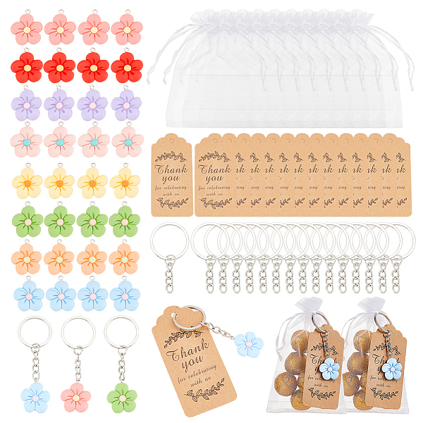 PandaHall AHADERMAKER DIY Flower Keychain Making Kit, Including Resin Pendants, Iron Split Key Rings, Organza Gift Bags, Paper Price Tags..., Multicolor
PandaHall AHADERMAKER DIY Flower Keychain Making Kit, Including Resin Pendants, Iron Split Key Rings, Organza Gift Bags, Paper Price Tags..., Multicolor