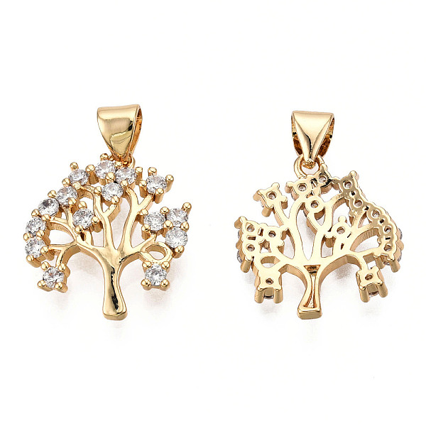 PandaHall Brass Micro Pave Cubic Zirconia Pendants, Tree of Life, Clear, Golden, 18x15.5x2.5mm, Hole: 3.5x4.5mm Brass+Cubic Zirconia Tree...
PandaHall Brass Micro Pave Cubic Zirconia Pendants, Tree of Life, Clear, Golden, 18x15.5x2.5mm, Hole: 3.5x4.5mm Brass+Cubic Zirconia Tree...