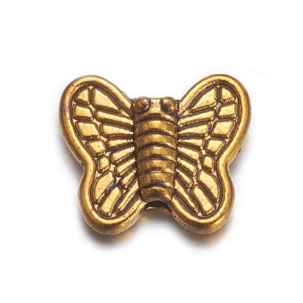 PandaHall Tibetan Style Alloy Beads, Cadmium Free & Lead Free, Butterfly, Antique Golden, 8x10x3mm, Hole: 1mm Alloy Butterfly
PandaHall Tibetan Style Alloy Beads, Cadmium Free & Lead Free, Butterfly, Antique Golden, 8x10x3mm, Hole: 1mm Alloy Butterfly