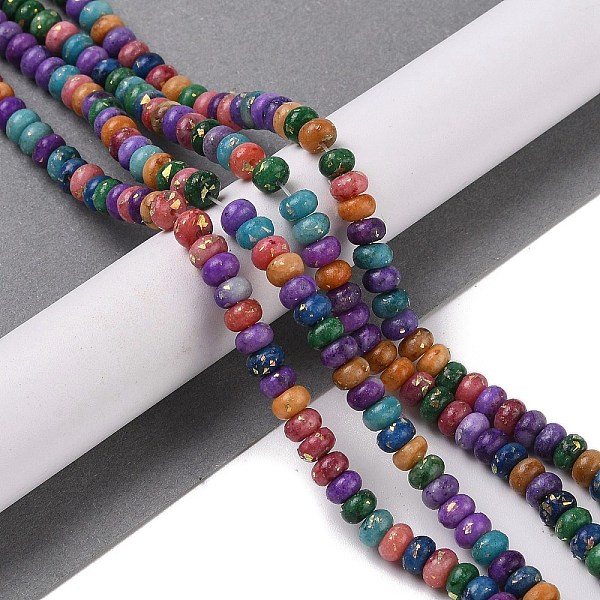 PandaHall Natural Dolomite Bead Strands, Dyed, Rondelle, 6~6.5x3.5~4mm, Hole: 1mm, about 106pcs/strand, 15.94''(40.5cm) Dolomite Rondelle
PandaHall Natural Dolomite Bead Strands, Dyed, Rondelle, 6~6.5x3.5~4mm, Hole: 1mm, about 106pcs/strand, 15.94''(40.5cm) Dolomite Rondelle