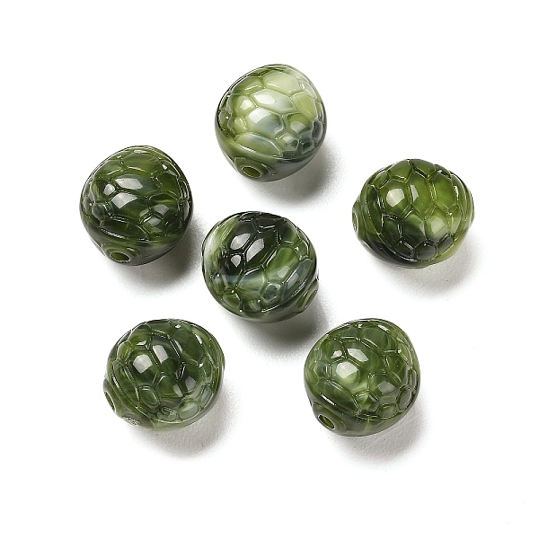 PandaHall Two-tone Opaque Acrylic Beads, Turtle Shell, Dark Olive Green, 10~11x12mm, Hole: 1.8mm, about 625pcs/500g Acrylic Body
PandaHall Two-tone Opaque Acrylic Beads, Turtle Shell, Dark Olive Green, 10~11x12mm, Hole: 1.8mm, about 625pcs/500g Acrylic Body