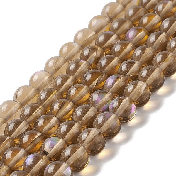PandaHall Synthetic Moonstone Beads Strands, Round, Peru, 8mm, Hole: 1mm, about 48pcs/strand, 14.57''~15.35''(37~39cm) Moonstone Round Brown 
PandaHall Synthetic Moonstone Beads Strands, Round, Peru, 8mm, Hole: 1mm, about 48pcs/strand, 14.57''~15.35''(37~39cm) Moonstone Round Brown