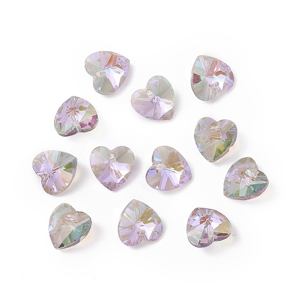 PandaHall Transparent Faceted Glass Charms, Heart, Flamingo, 14x14x7.5mm, Hole: 1.6mm Glass Heart Pink
PandaHall Transparent Faceted Glass Charms, Heart, Flamingo, 14x14x7.5mm, Hole: 1.6mm Glass Heart Pink
