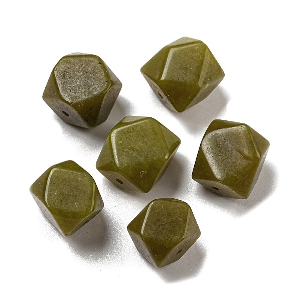 PandaHall Natural White Jade Dyed Beads, Rectangle, Faceted, Olive Drab, 10.5~12x10~11.5x9~11.5mm, Hole: 1.2mm White Jade Rectangle
PandaHall Natural White Jade Dyed Beads, Rectangle, Faceted, Olive Drab, 10.5~12x10~11.5x9~11.5mm, Hole: 1.2mm White Jade Rectangle