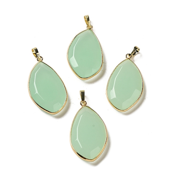 PandaHall Glass Pendants, with Golden Rack Plating Brass Findings, Oval Charms, Light Green, 36~36.5x19.5~20x6~6.5mm, Hole: 6.5x3.5mm...
PandaHall Glass Pendants, with Golden Rack Plating Brass Findings, Oval Charms, Light Green, 36~36.5x19.5~20x6~6.5mm, Hole: 6.5x3.5mm...
