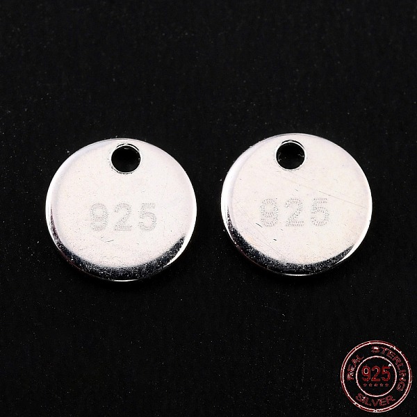 PandaHall 925 Sterling Silver Chain Tabs, Carved with 925, Flat Round Charms, Silver, 6x0.7mm, Hole: 1mm Sterling Silver Flat Round Silver
PandaHall 925 Sterling Silver Chain Tabs, Carved with 925, Flat Round Charms, Silver, 6x0.7mm, Hole: 1mm Sterling Silver Flat Round Silver
