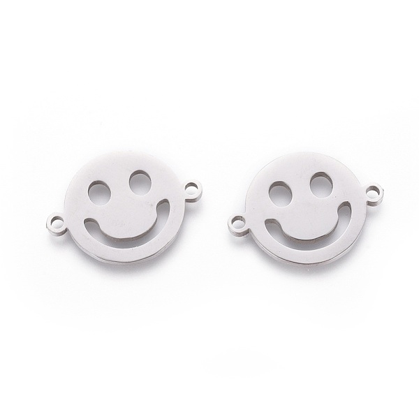 PandaHall 201 Stainless Steel Links, Manual Polishing, Smile Face, Stainless Steel Color, 21x16x1.5mm, Hole: 1.6mm 201 Stainless Steel...
PandaHall 201 Stainless Steel Links, Manual Polishing, Smile Face, Stainless Steel Color, 21x16x1.5mm, Hole: 1.6mm 201 Stainless Steel...