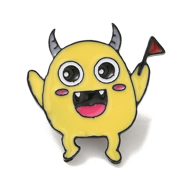 PandaHall Halloween Series Black Aolly Brooches, Enamel Pins, 28x27.5x2mm Alloy+Enamel Others Yellow
PandaHall Halloween Series Black Aolly Brooches, Enamel Pins, 28x27.5x2mm Alloy+Enamel Others Yellow