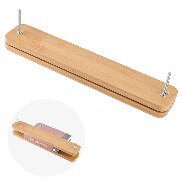 PandaHall OLYCRAFT Wooden Book Press Tools Rectangle Wooden Binding Press Book Portable Wooden Book Press Bookbinding with 2 Pcs Screws for..., Orange
PandaHall OLYCRAFT Wooden Book Press Tools Rectangle Wooden Binding Press Book Portable Wooden Book Press Bookbinding with 2 Pcs Screws for..., Orange