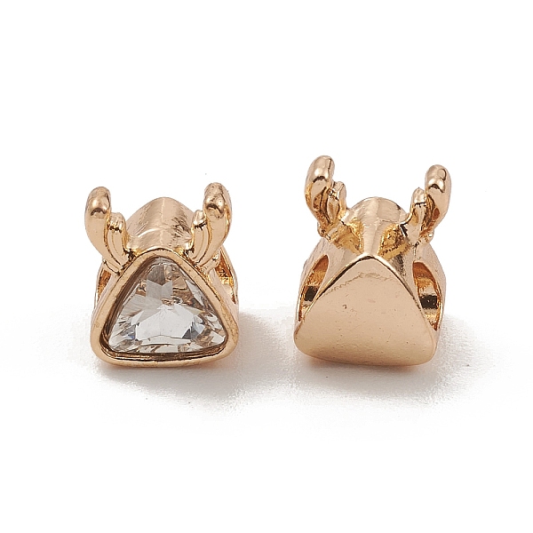PandaHall Alloy Rhinestone European Beads, Large Hole Beads, Antler, Light Gold, 13x10x9mm, Hole: 4.5mm Alloy+Rhinestone Deer
PandaHall Alloy Rhinestone European Beads, Large Hole Beads, Antler, Light Gold, 13x10x9mm, Hole: 4.5mm Alloy+Rhinestone Deer