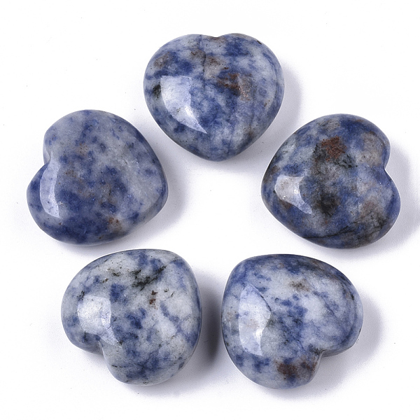PandaHall Natural Blue Spot Jasper Healing Stones, Heart Love Stones, Pocket Palm Stones for Reiki Balancing, 29~30x30~31x12~15mm Blue Spot...
PandaHall Natural Blue Spot Jasper Healing Stones, Heart Love Stones, Pocket Palm Stones for Reiki Balancing, 29~30x30~31x12~15mm Blue Spot...