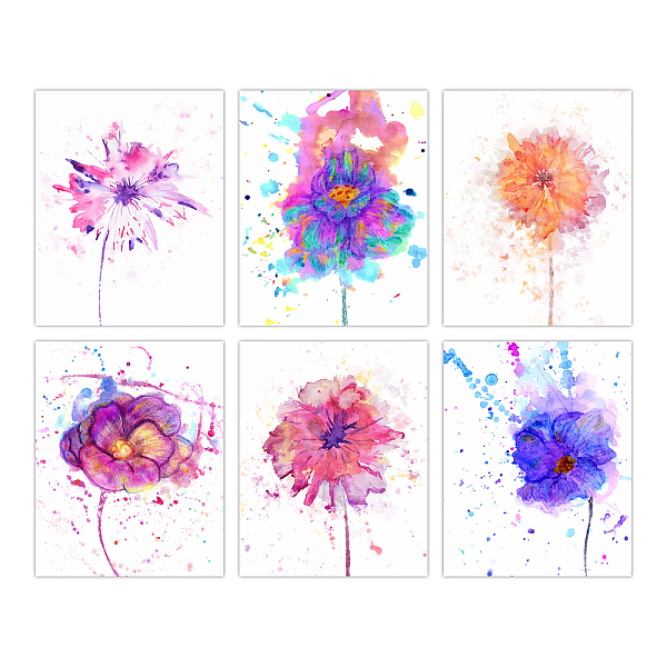 PandaHall Chemical Fiber Oil Canvas Hanging Painting, Home Wall Decoration, Rectangle, Flower Pattern, 25x20cm, 1pc/style, 6 style, 6pcs/set..., Multicolor
PandaHall Chemical Fiber Oil Canvas Hanging Painting, Home Wall Decoration, Rectangle, Flower Pattern, 25x20cm, 1pc/style, 6 style, 6pcs/set..., Multicolor