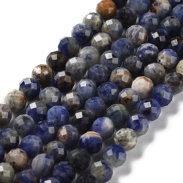 PandaHall Natural Sodalite Beads Strands, Faceted, Round, 5mm, Hole: 0.8mm, about 72~73pcs/strand, 14.96~15.24''(38~38.7cm) Sodalite Round
PandaHall Natural Sodalite Beads Strands, Faceted, Round, 5mm, Hole: 0.8mm, about 72~73pcs/strand, 14.96~15.24''(38~38.7cm) Sodalite Round