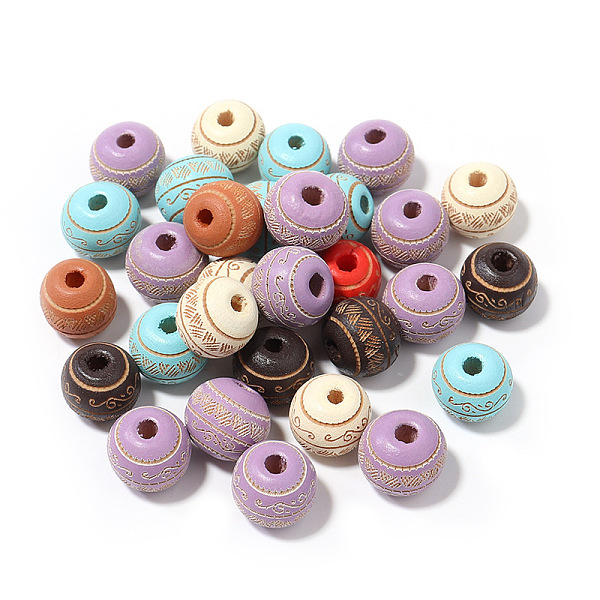 PandaHall Spray Painted Wood Beads, for DIY Craft, Jewelry Making, Round with Engraved Pattern, Mixed Color, Floral Pattern, 10mm, Hole: 3mm..., Multicolor
PandaHall Spray Painted Wood Beads, for DIY Craft, Jewelry Making, Round with Engraved Pattern, Mixed Color, Floral Pattern, 10mm, Hole: 3mm..., Multicolor