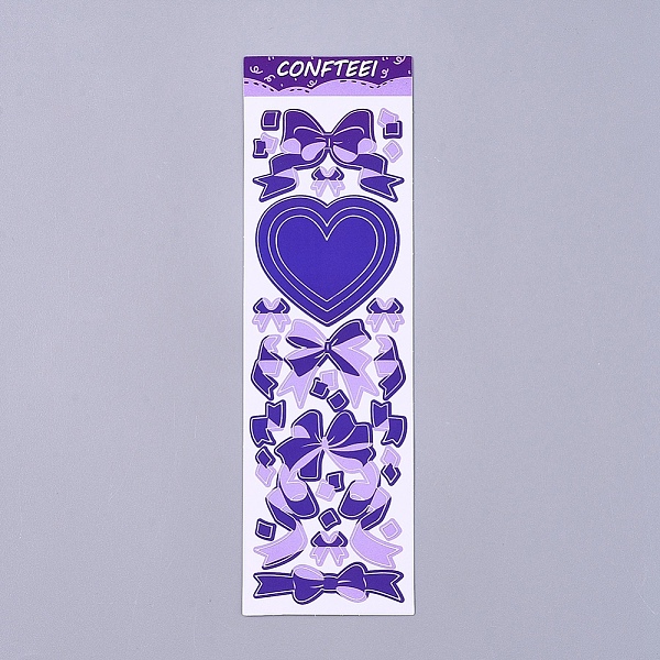PandaHall Bowknot Ribbon Pattern Decorative Labels Stickers, DIY Handmade Scrapbook Photo Albums, Purple, 165x50x0.5mm, Pattern: 4~45mm...
PandaHall Bowknot Ribbon Pattern Decorative Labels Stickers, DIY Handmade Scrapbook Photo Albums, Purple, 165x50x0.5mm, Pattern: 4~45mm...