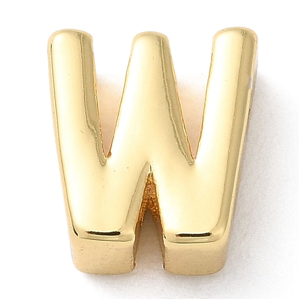 PandaHall Rack Plating Brass Slide Charms, Cadmium Free & Lead Free, Real 18K Gold Plated, Letter, Letter W, 8x7x3.5mm, Hole: 1.4mm Brass...
PandaHall Rack Plating Brass Slide Charms, Cadmium Free & Lead Free, Real 18K Gold Plated, Letter, Letter W, 8x7x3.5mm, Hole: 1.4mm Brass...