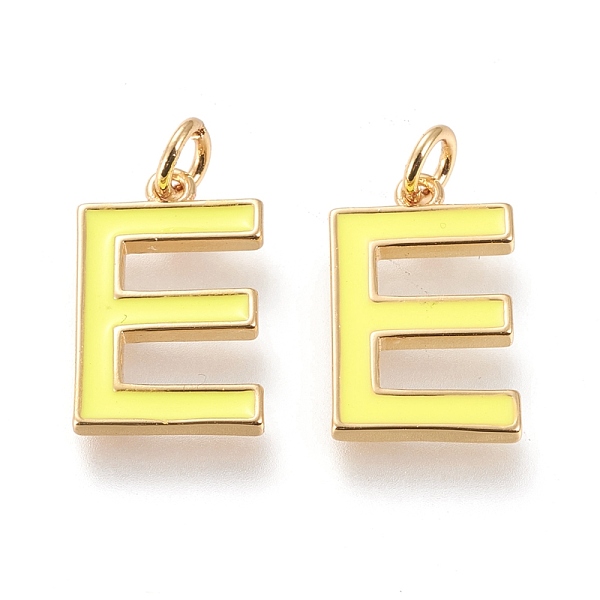 PandaHall Brass Enamel Pendants, with Jump Ring, Long-Lasting Plated, Real 18K Gold Plated, Letter.E, Champagne Yellow, Letter.E, E...
PandaHall Brass Enamel Pendants, with Jump Ring, Long-Lasting Plated, Real 18K Gold Plated, Letter.E, Champagne Yellow, Letter.E, E...