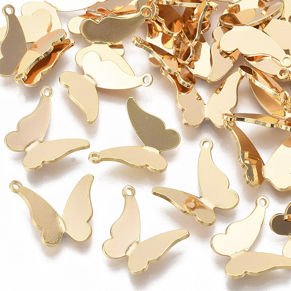 PandaHall Brass Pendants, Nickel Free, Butterfly, Real 18K Gold Plated, 13x16x3mm, Hole: 1.2mm Brass Butterfly
PandaHall Brass Pendants, Nickel Free, Butterfly, Real 18K Gold Plated, 13x16x3mm, Hole: 1.2mm Brass Butterfly