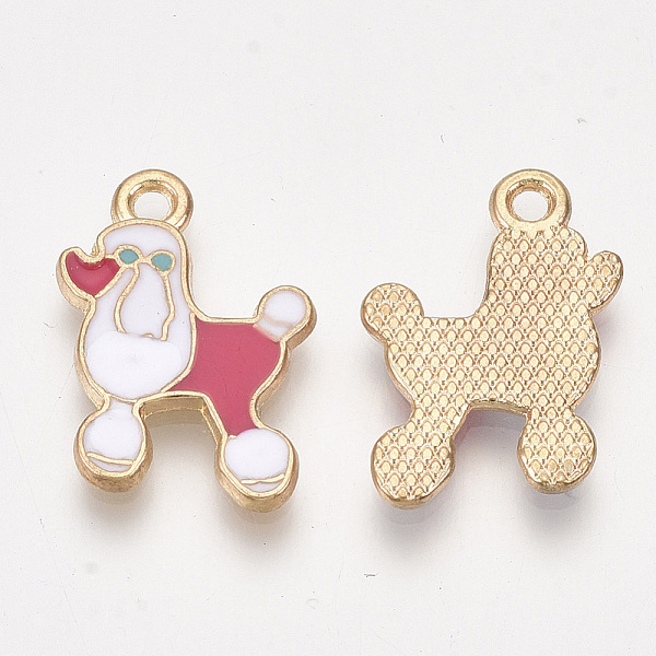 PandaHall Alloy Enamel Puppy Pendants, Cadmium Free & Lead Free, Poodle Dog, Light Gold, Cerise, 19x14x1.5mm, Hole: 1.6mm Alloy+Enamel Dog..., Red
PandaHall Alloy Enamel Puppy Pendants, Cadmium Free & Lead Free, Poodle Dog, Light Gold, Cerise, 19x14x1.5mm, Hole: 1.6mm Alloy+Enamel Dog..., Red