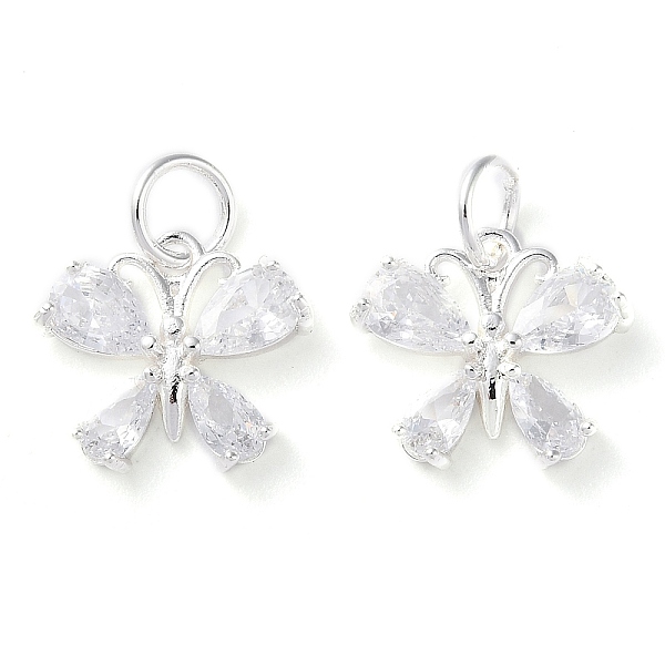 PandaHall Rack Plating Brass Micro Pave Clear Cubic Zirconia Chrams, Long-Lasting Plated, with Jump Rings, Flower, Silver, 12.5x14x3mm...
PandaHall Rack Plating Brass Micro Pave Clear Cubic Zirconia Chrams, Long-Lasting Plated, with Jump Rings, Flower, Silver, 12.5x14x3mm...