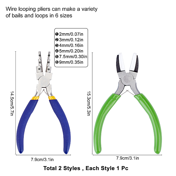 PandaHall SUNNYCLUE 2 Style Jewelry Pliers Including 6 in 1 Bail Making Pliers Jewelry Bail Pliers & 5inch Nylon Nose Pliers for Jewelry..., Multicolor
PandaHall SUNNYCLUE 2 Style Jewelry Pliers Including 6 in 1 Bail Making Pliers Jewelry Bail Pliers & 5inch Nylon Nose Pliers for Jewelry..., Multicolor