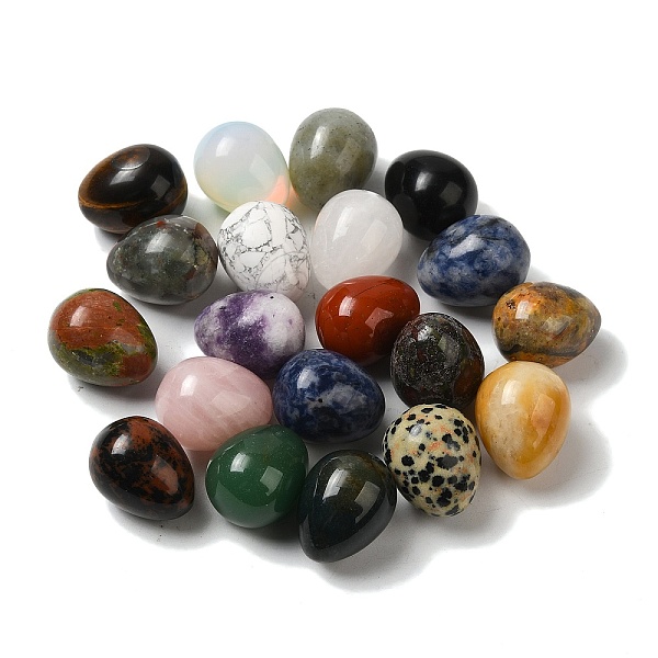 PandaHall Natural & Synthetic Mixed Gemstone Egg Pocket Palm Stone, for Anxiety Relief Meditation Reiki Balancing, 21.5x17.5mm Mixed Stone...
PandaHall Natural & Synthetic Mixed Gemstone Egg Pocket Palm Stone, for Anxiety Relief Meditation Reiki Balancing, 21.5x17.5mm Mixed Stone...