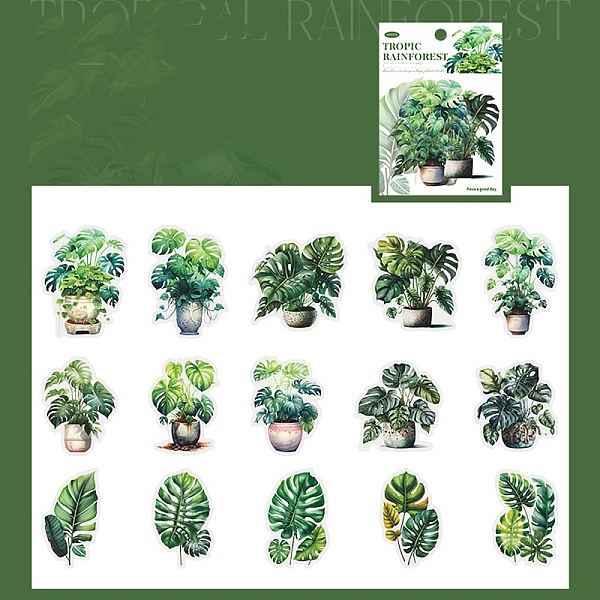 PandaHall Hylaea PET Sticker, for Water Bottles, Laptop Phone, Skateboard Decoration, Green, 80x80mm, 30pcs PET Leaf Green
PandaHall Hylaea PET Sticker, for Water Bottles, Laptop Phone, Skateboard Decoration, Green, 80x80mm, 30pcs PET Leaf Green